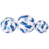 Size 1 White Pattern Crest Football