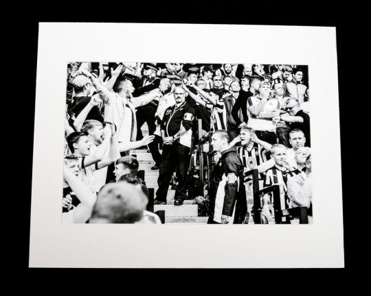 Moment in time HTAFC V Newc B/W