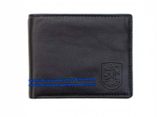 Crest Black Leather Wallet