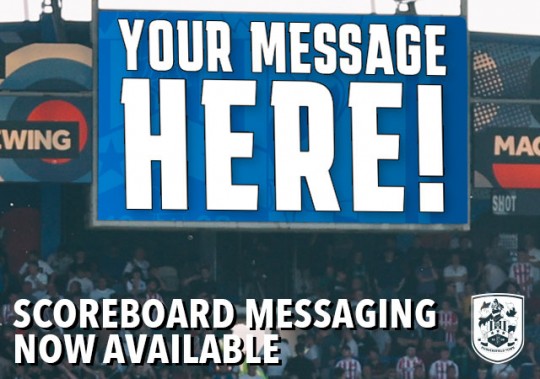Scoreboard Advert Message
