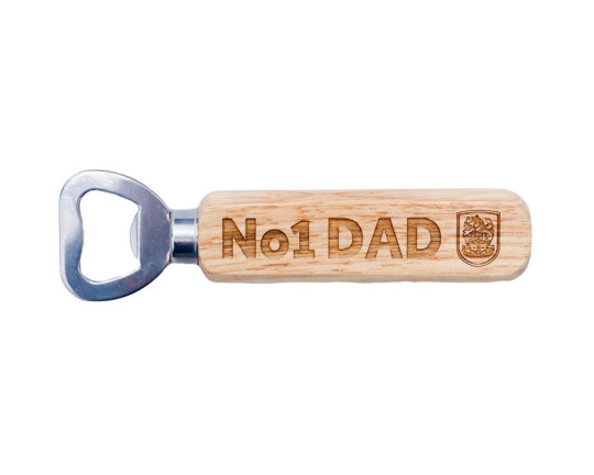 No 1 Dad Wooden Bottle Opener 