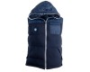 Pitch Navy Hooded Gilet