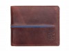 Brown Crest Leather Wallet