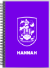 Purple Crest Notebook 6 x 8