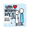 Digital Doodles Wedding Card 