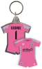 Goalkeeper Pink Kit Keyring