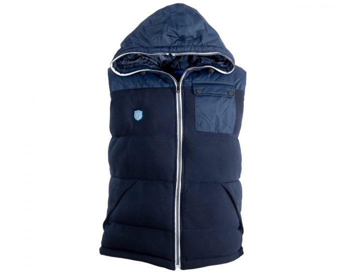 Pitch Navy Hooded Gilet