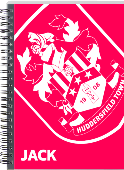 Pink Crest Notebook 6 x 8