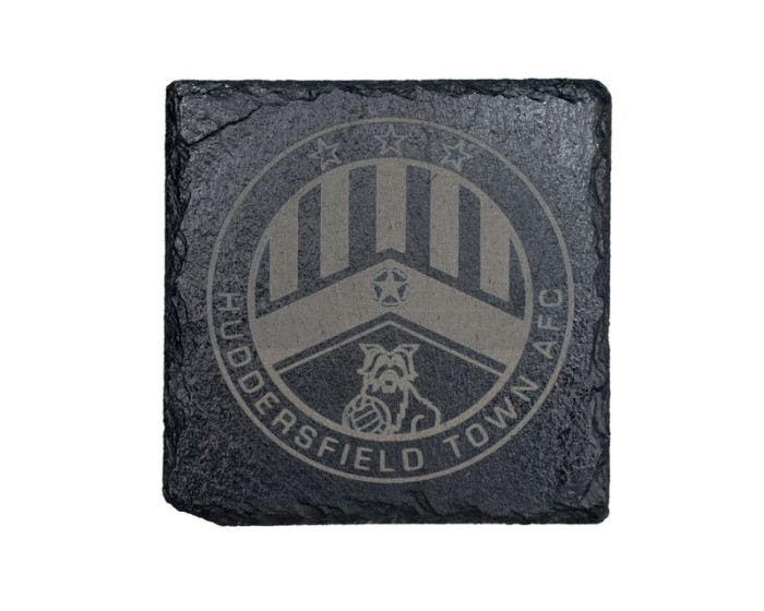 Circle Crest Slate Coaster