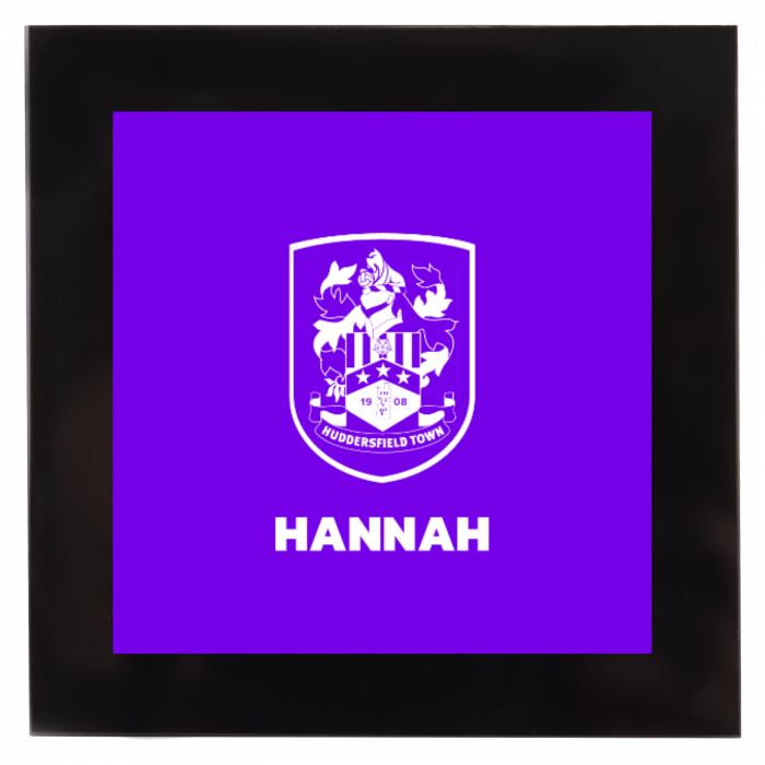 Purple Personalised Glass Coaster