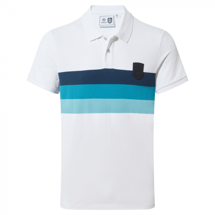 Stripe White Polo Shirt 