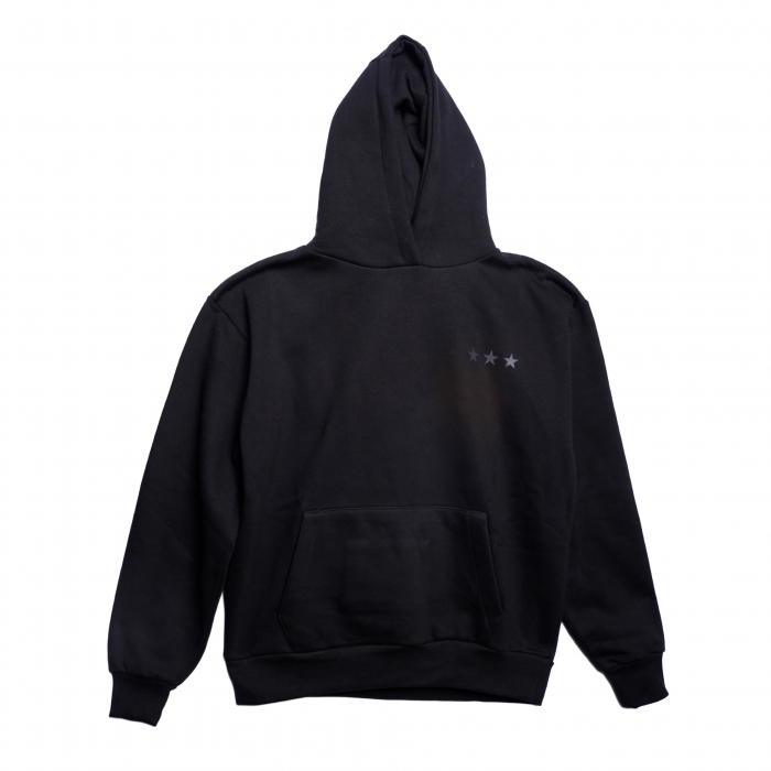 Oversized Adult Black Hoody