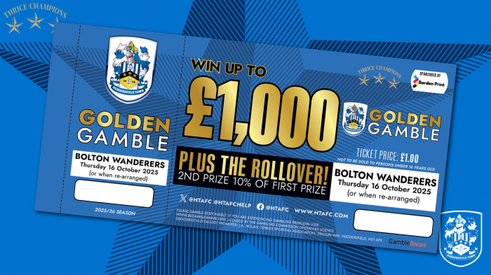 Blue Golden Gamble - Bolton 16/10
