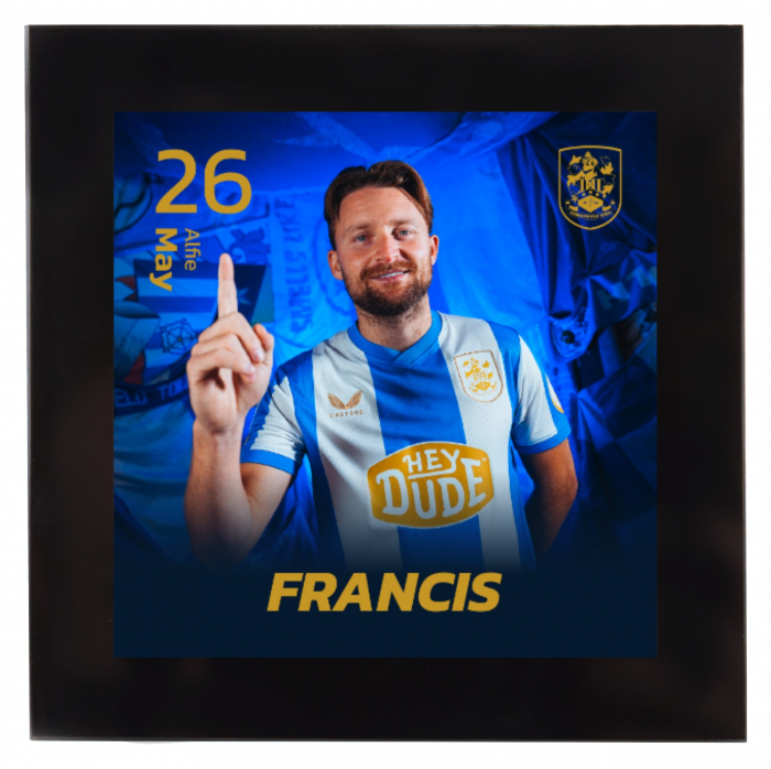 Alfie May Personalised Glass Coaster