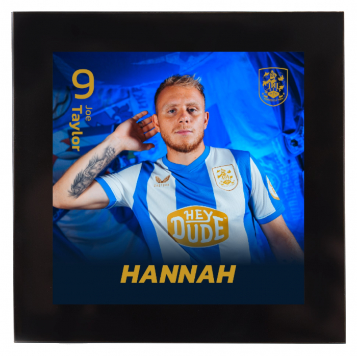 Joe Taylor Personalised Glass Coaster